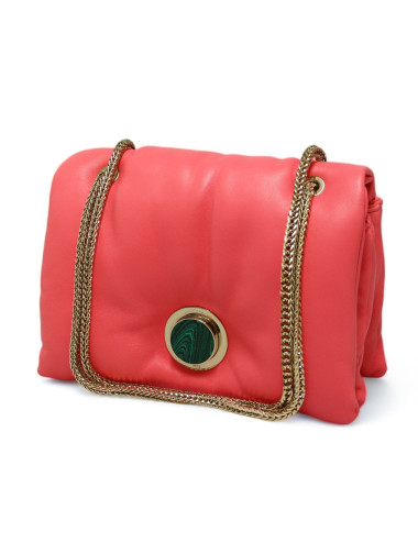 Sac Airbag GIAMBATISTA VALLI cuir corail