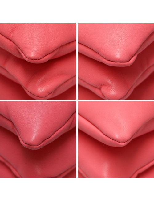 Sac Airbag GIAMBATISTA VALLI cuir corail