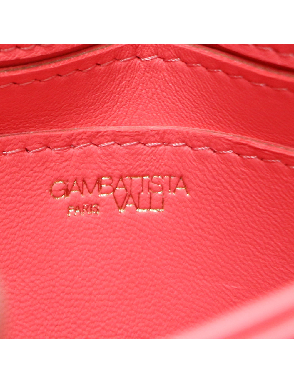 Sac Airbag GIAMBATISTA VALLI cuir corail