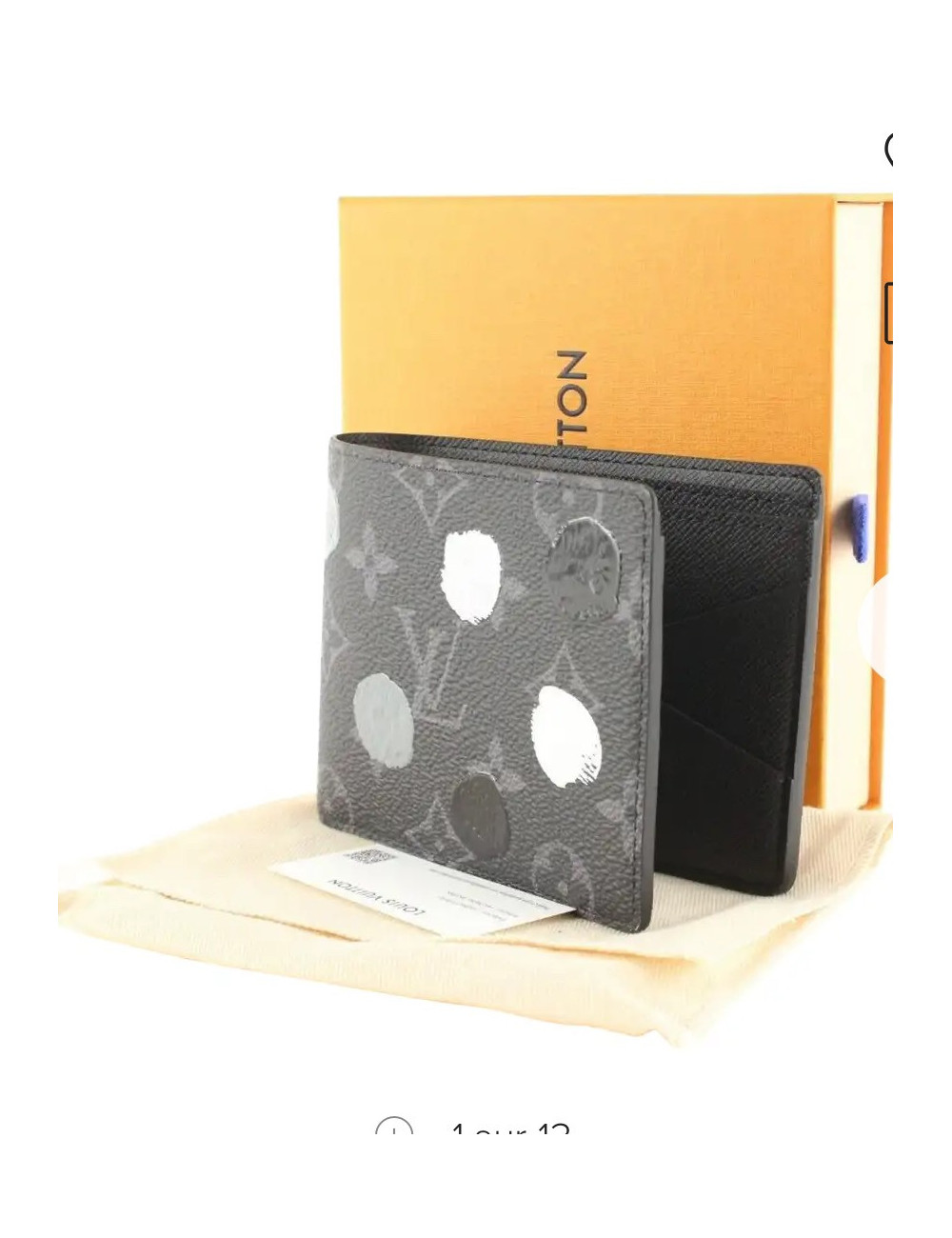 Portefeuille LOUIS VUITTON pliant X YAYOI KUSAMA