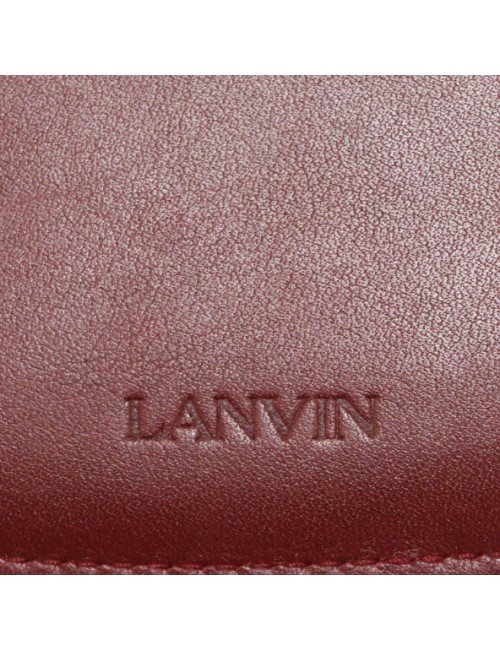 Porte cartes LANVIN bordeaux