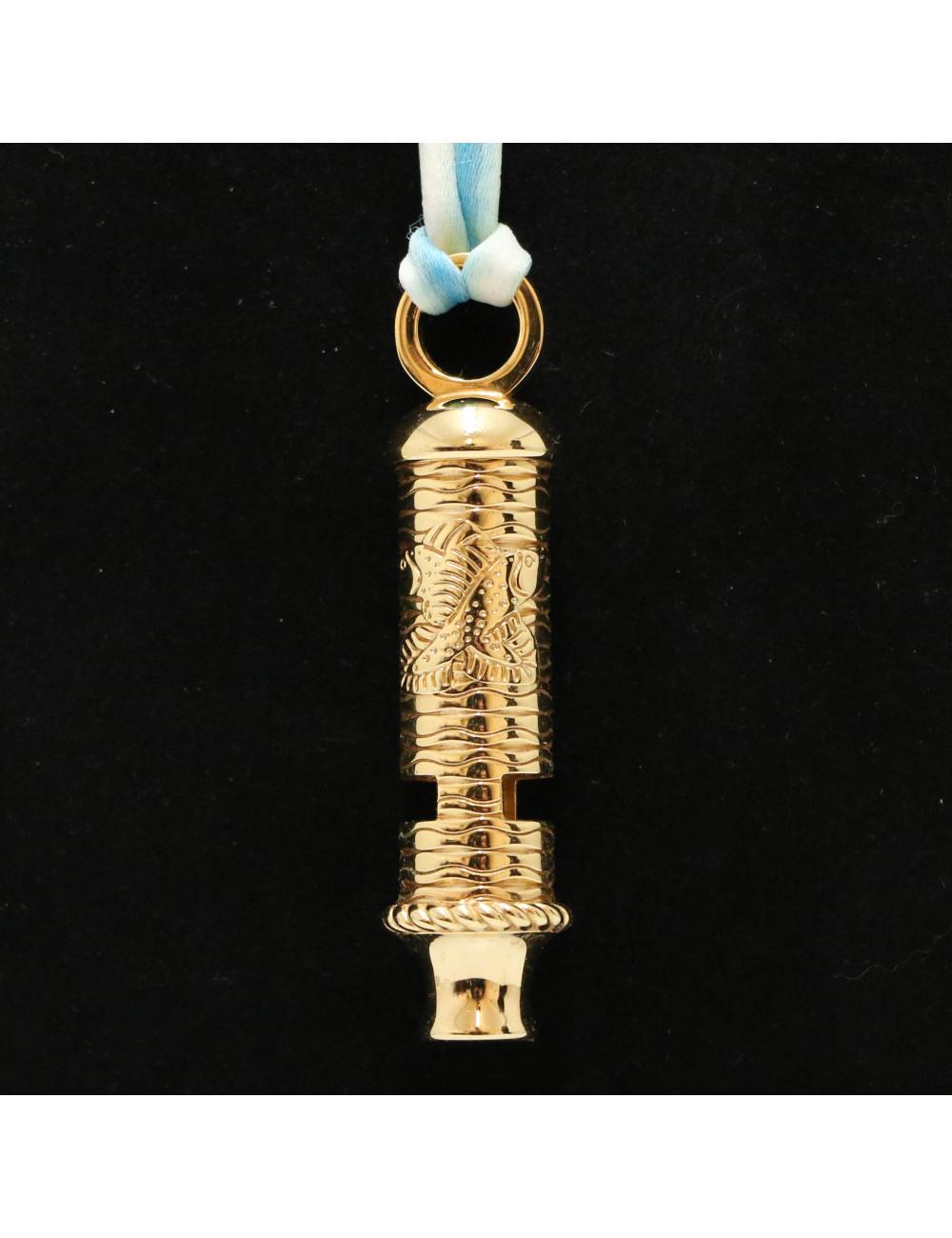 LANVIN gold whistle necklace