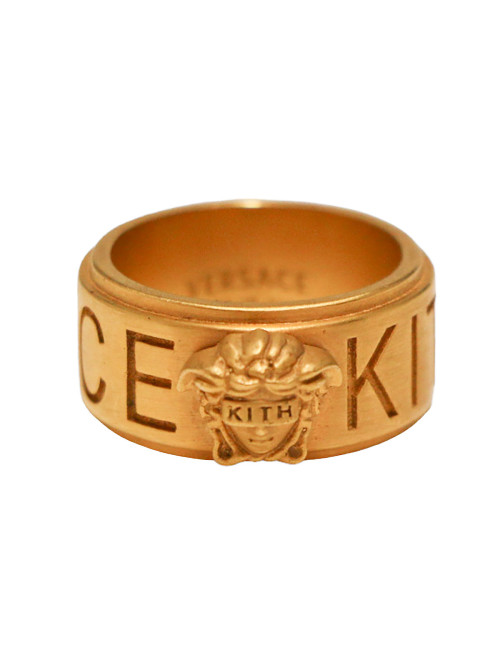 Bague VERSACE Collaboration KITH dorée