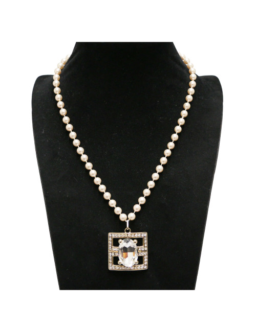 Collier VALENTINO perles brillants