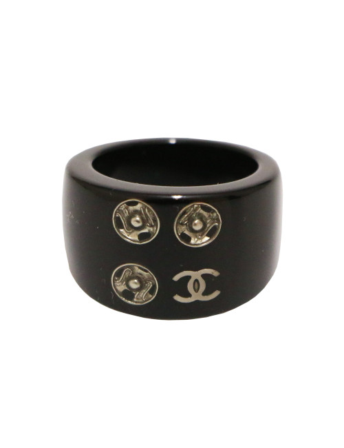 Bague CHANEL noire