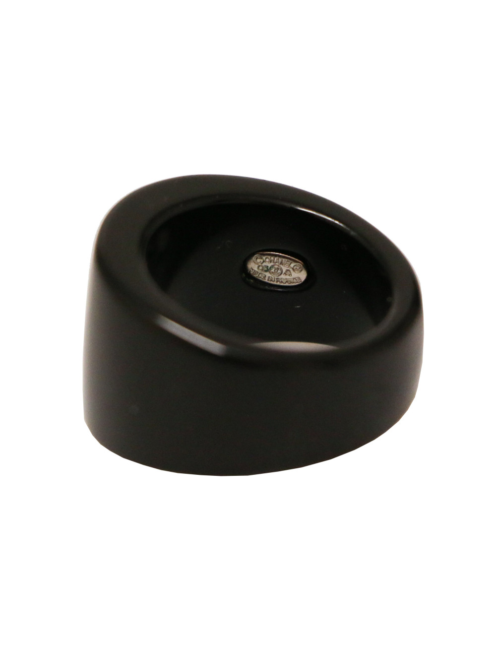 Black CHANEL Ring