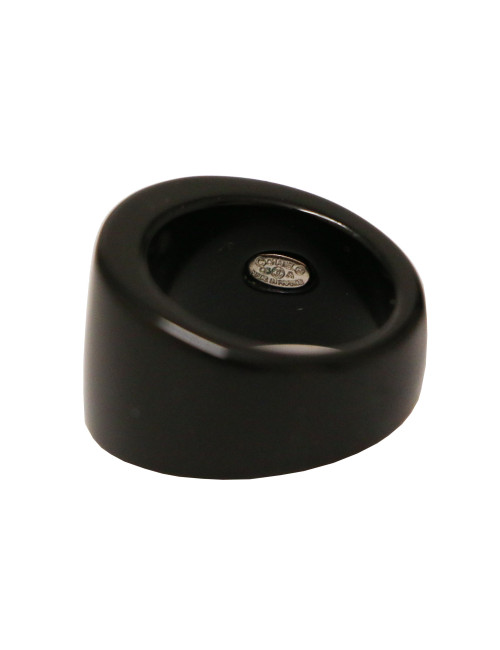 Black CHANEL Ring