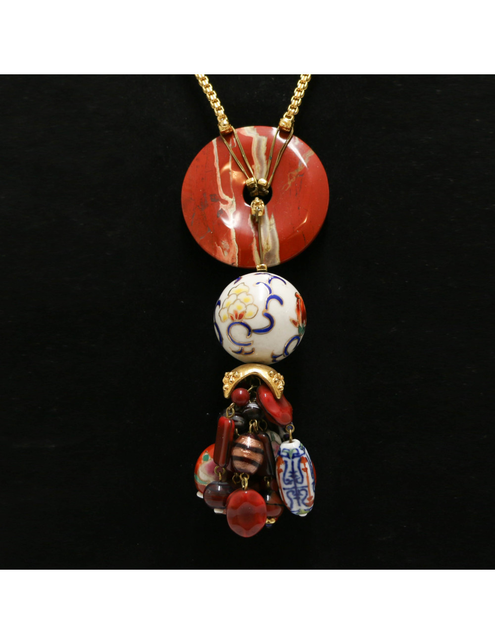 Marie VICTOIRE KAMER byzantin inspired necklace