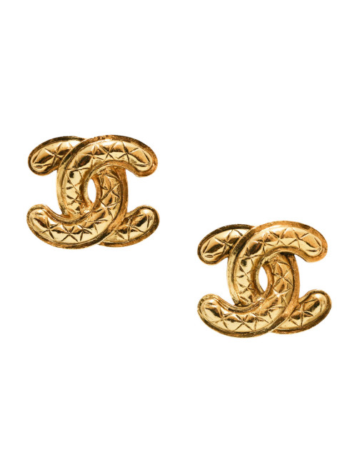 Clips CC vintage CHANEL matelassé