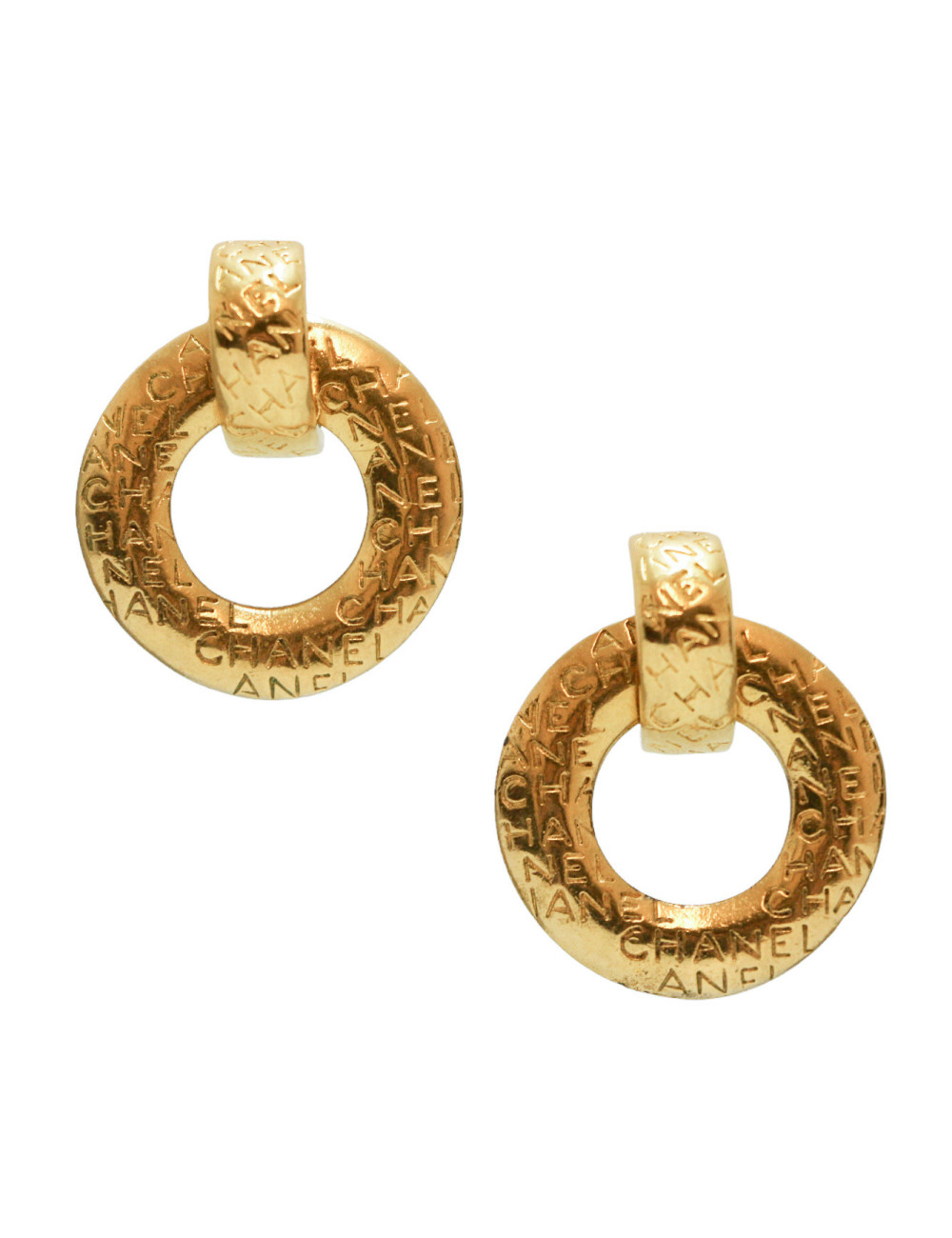 Clips vintage CHANEL créole amovible