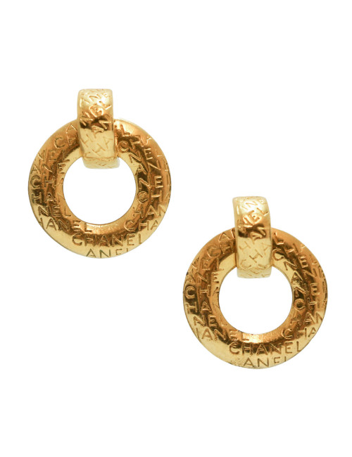 Clips vintage CHANEL créole amovible