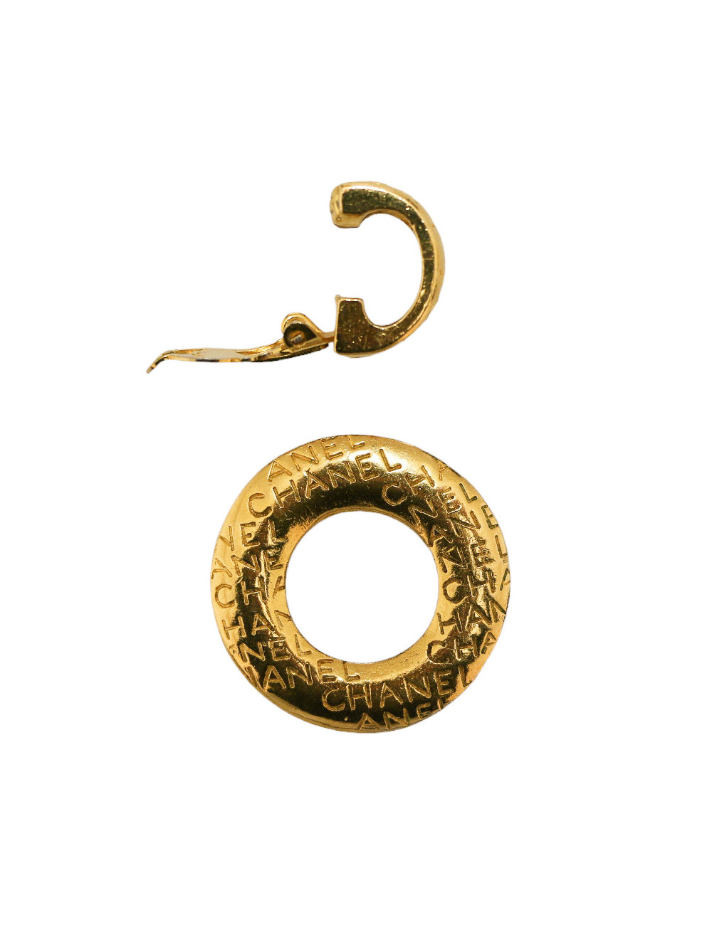 Clips vintage CHANEL créole amovible