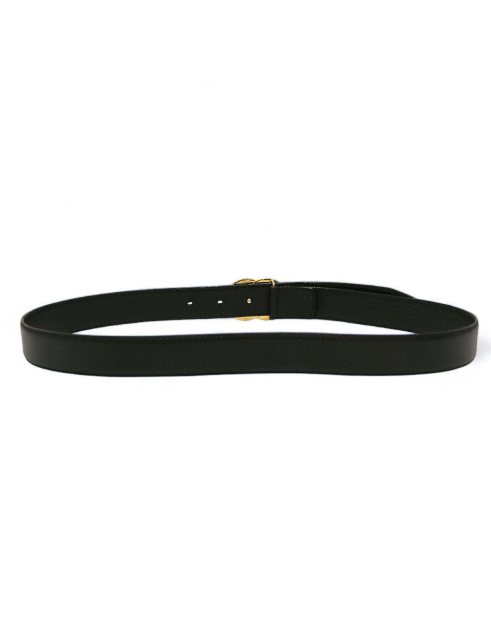 Ceinture CHANEL cuir noir T85