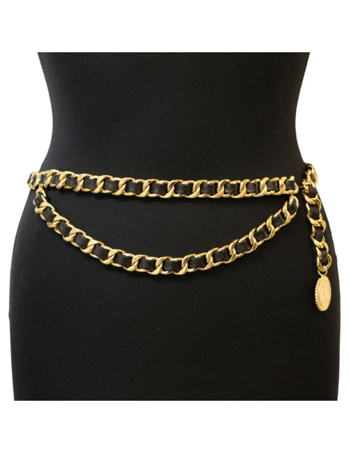 Ceinture vintage CHANEL double rangs