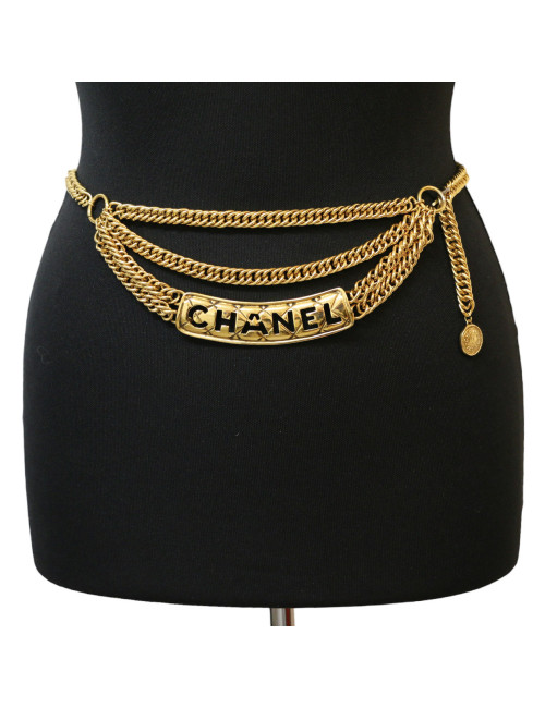 Ceinture CHANEL vintage matelassé CHANEL