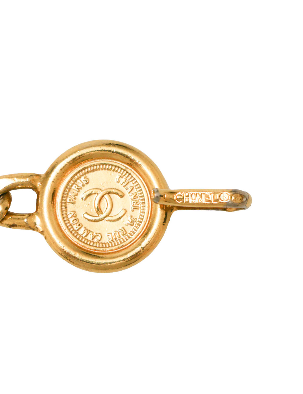 Ceinture gourmettre vintage CHANEL 6 piéces