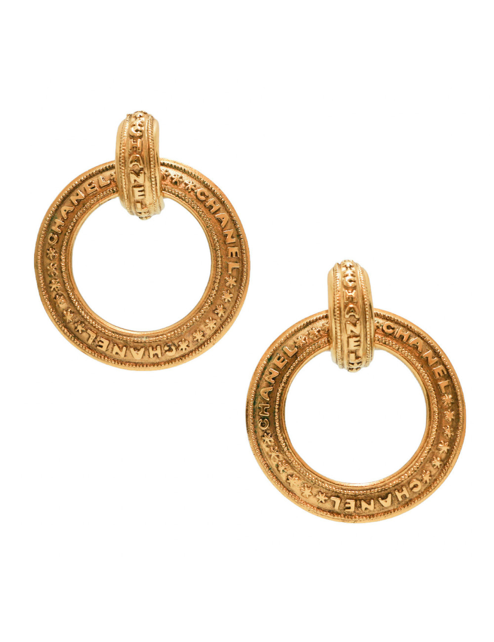 Clips créole CHANEL vintage