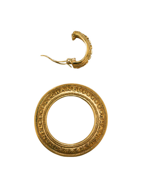 Clips créole CHANEL vintage