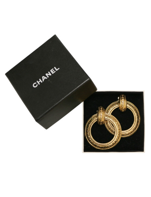 Clips créole CHANEL vintage