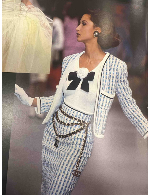 Ceinture double rangs CHANEL gros CC