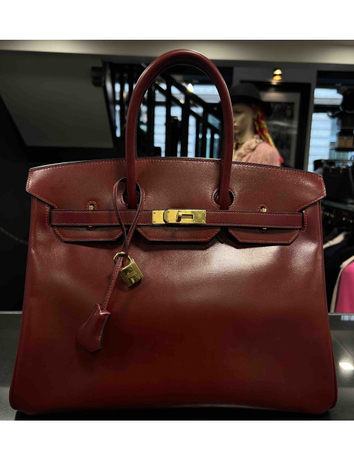 Birkin 35 HERMES Box rouge H