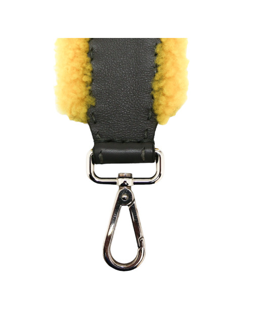 FENDI shearling strap