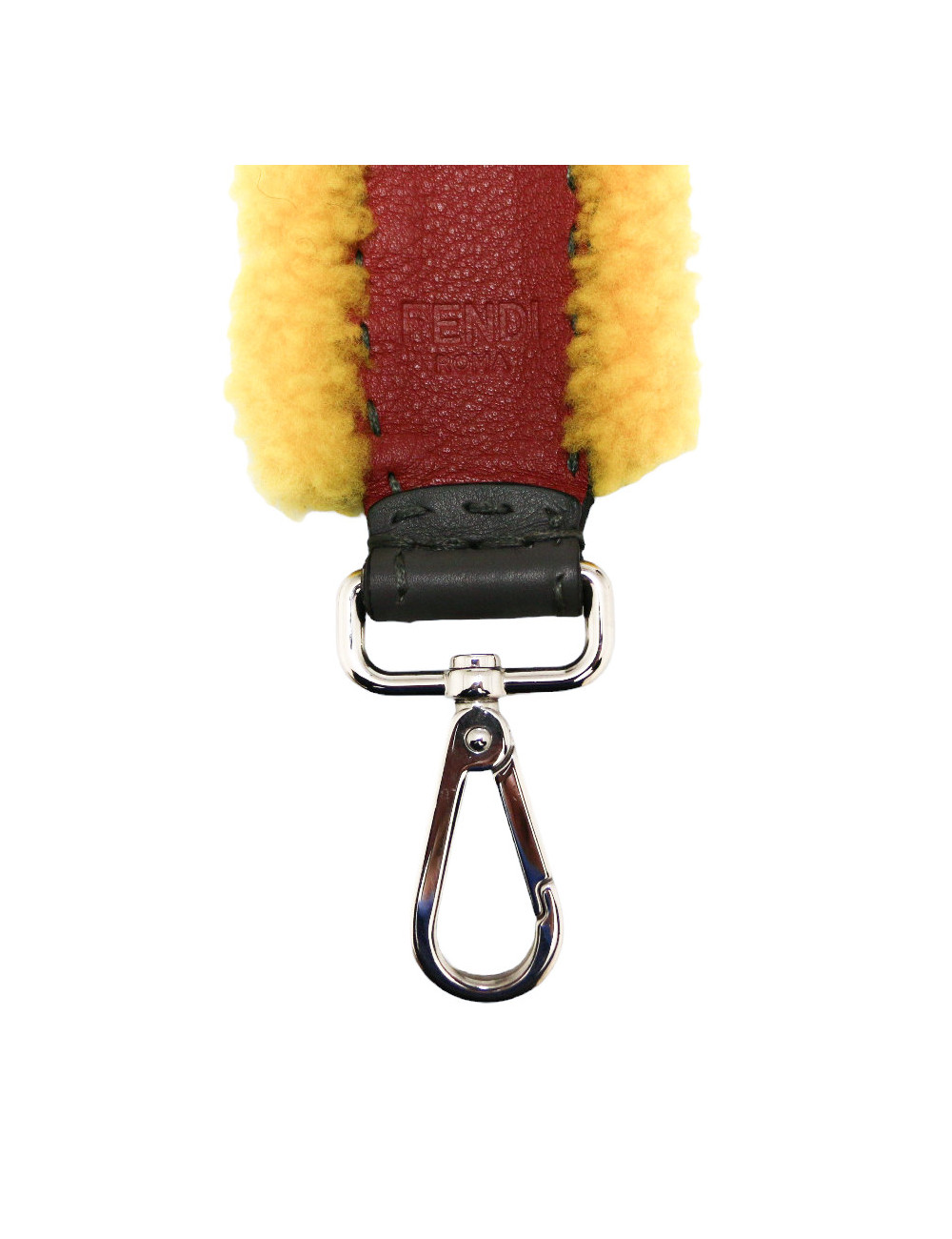 FENDI shearling strap