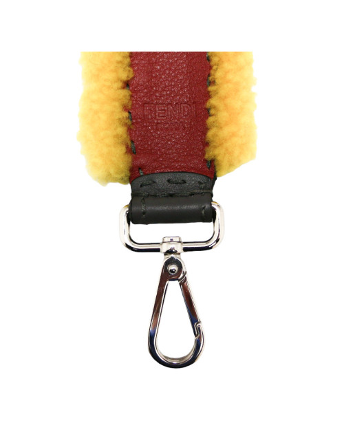 FENDI shearling strap