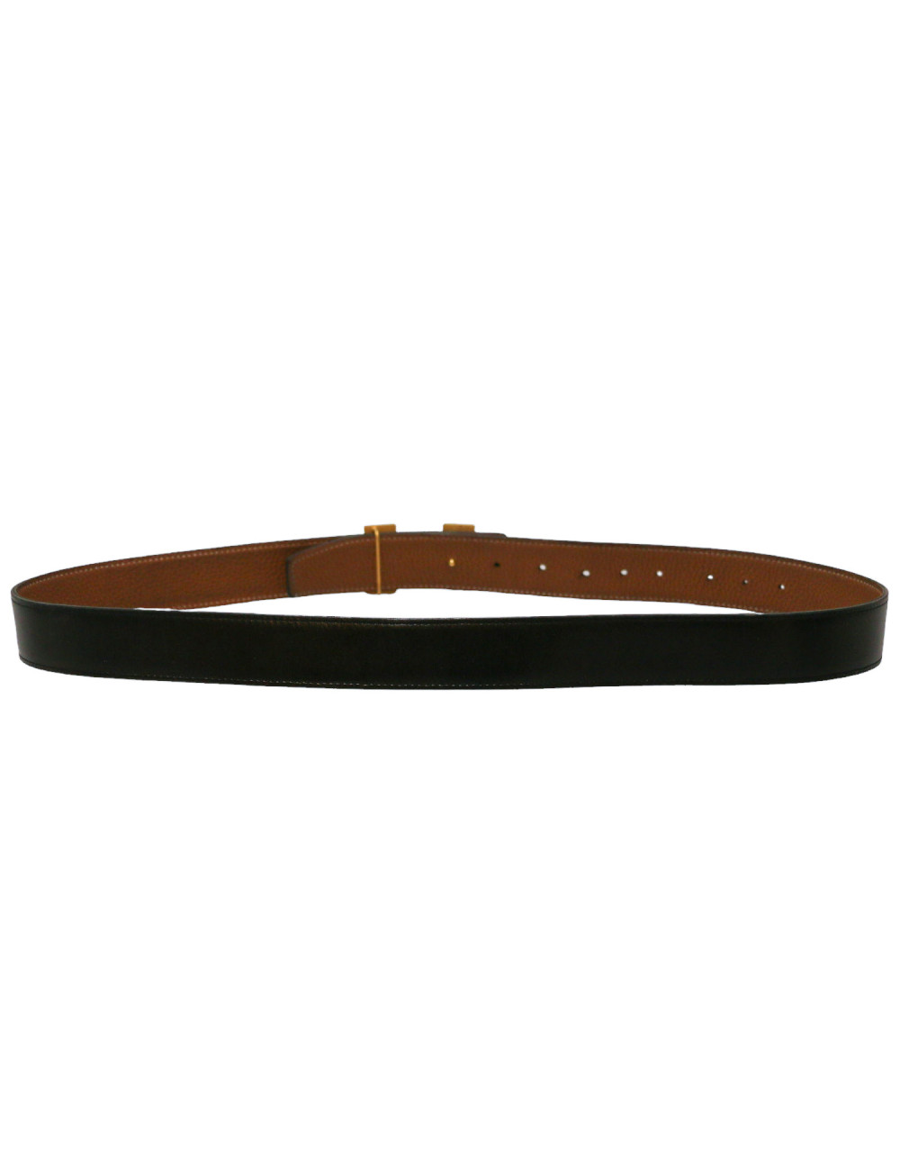Ceinture H HERMES T95 bicolore