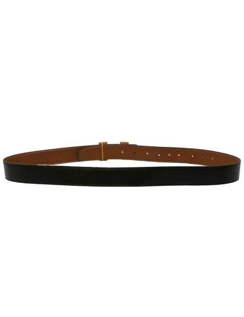 Ceinture H HERMES T95 bicolore