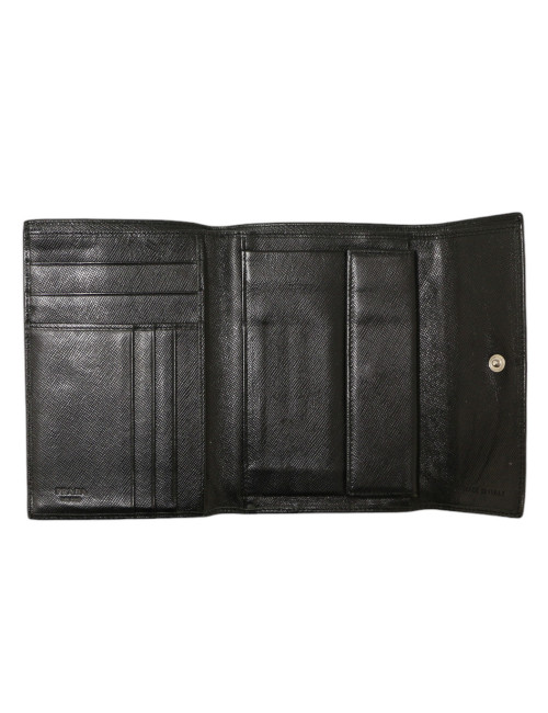 Portefeuille PRADA noir