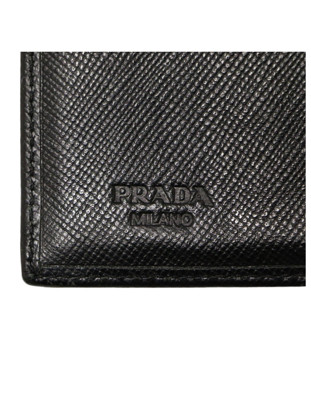 Portefeuille PRADA noir