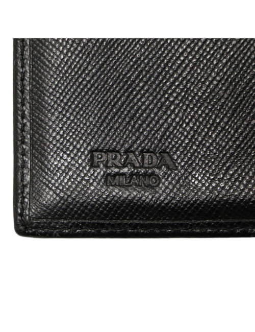 Portefeuille PRADA noir