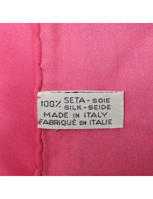 CELINE silk square scarf