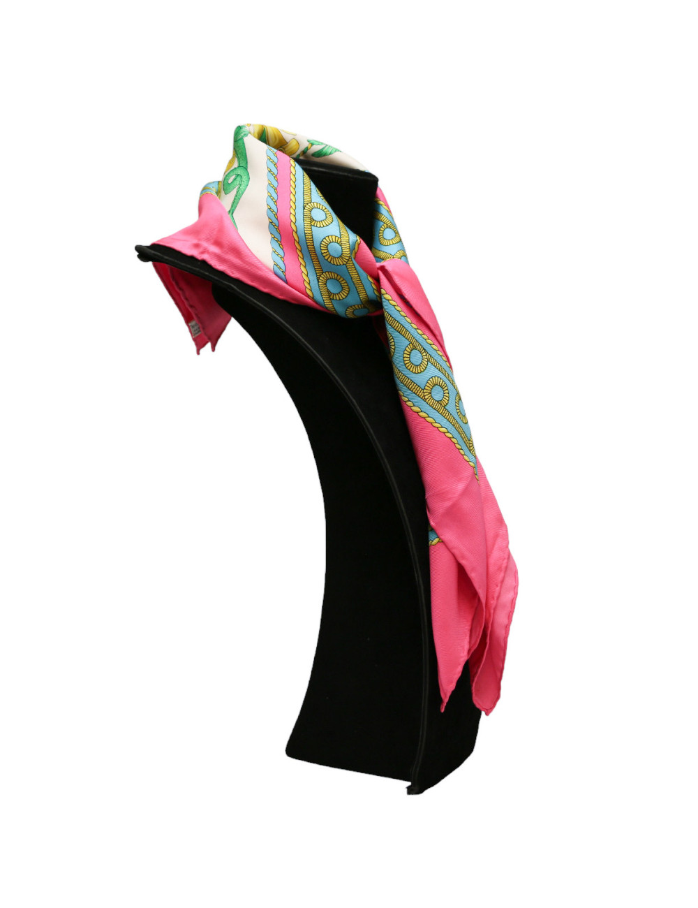 CELINE silk square scarf
