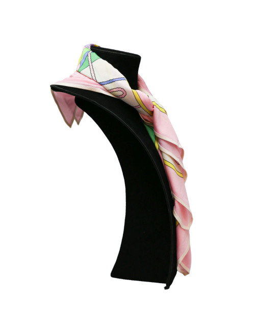 Carré HERMES jersey de soie Thalassa