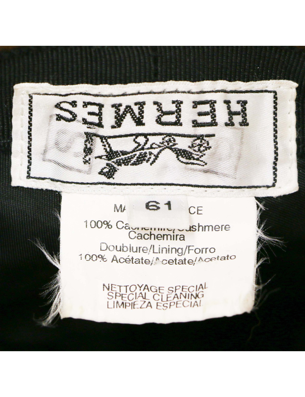 Béret T 61 HERMES Homme, occasion certifiée authentique