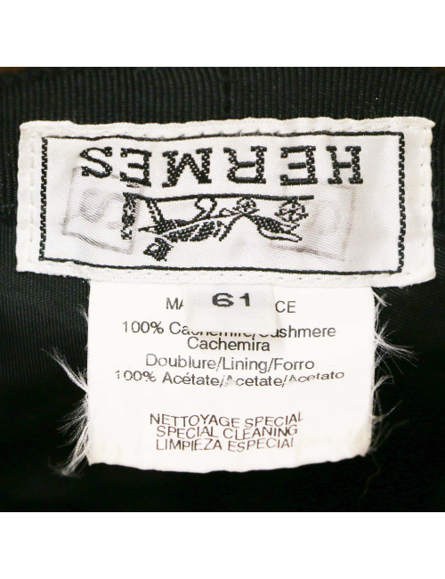 Béret T 61 HERMES Homme, occasion certifiée authentique