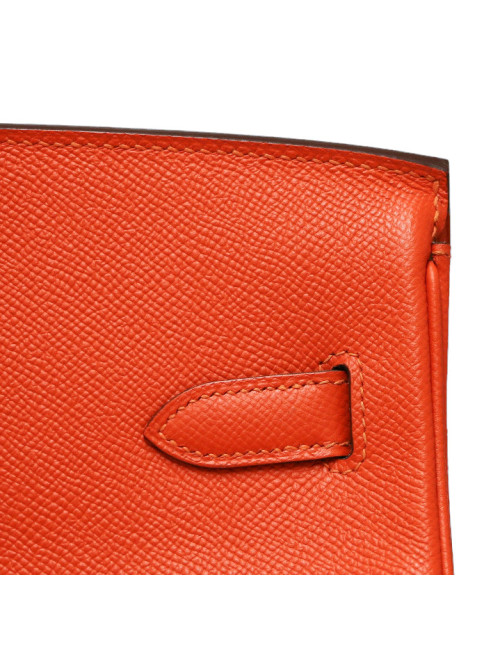 Birkin horseshoe HERMÈS orange et taupe