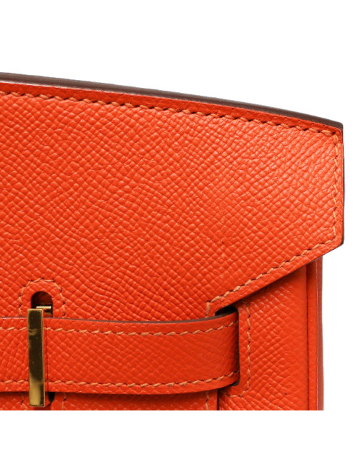 Birkin horseshoe HERMÈS orange et taupe
