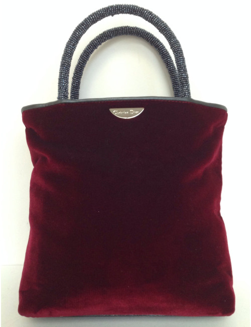 mini sac du soir DIOR rouge cardinal