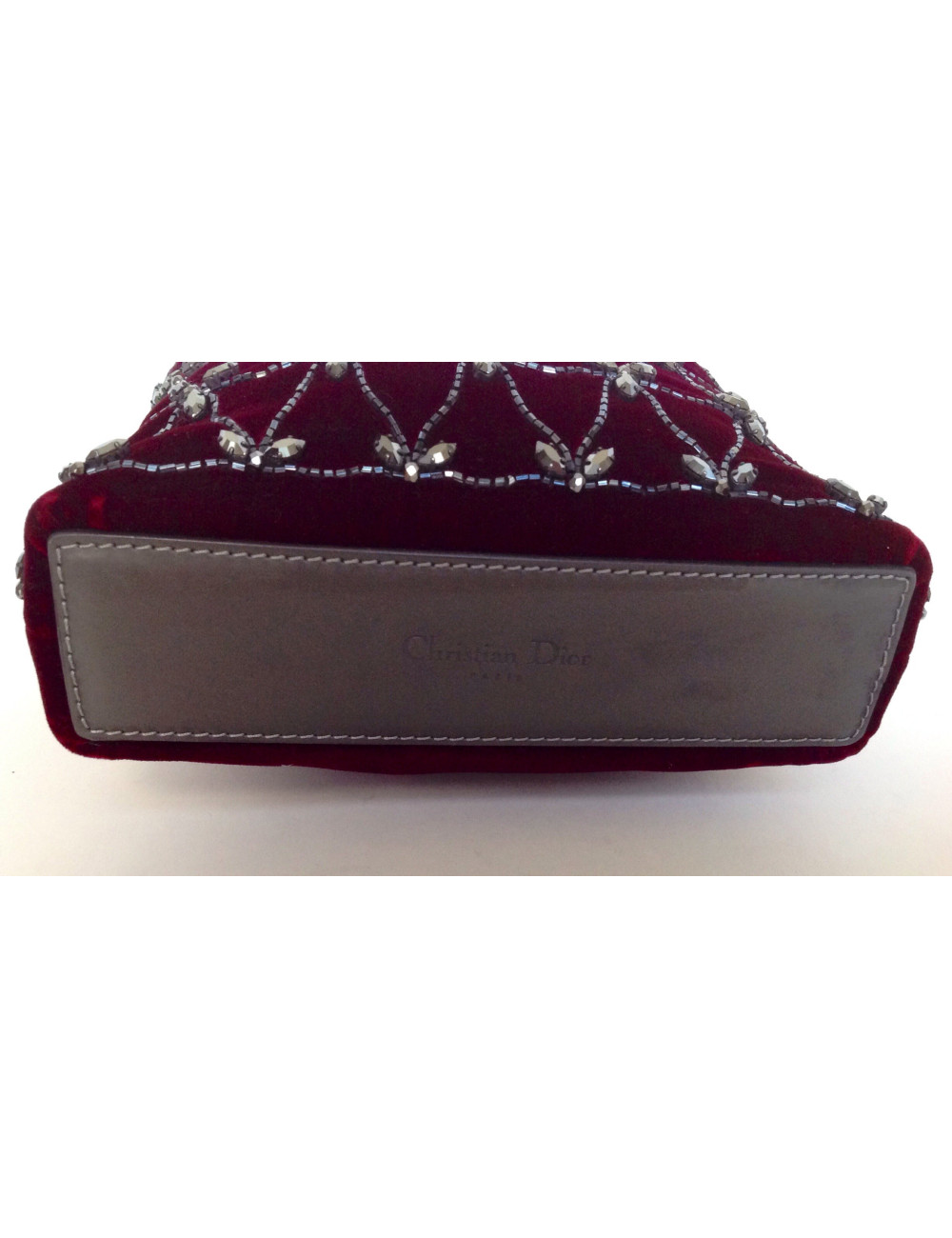 mini sac du soir DIOR rouge cardinal