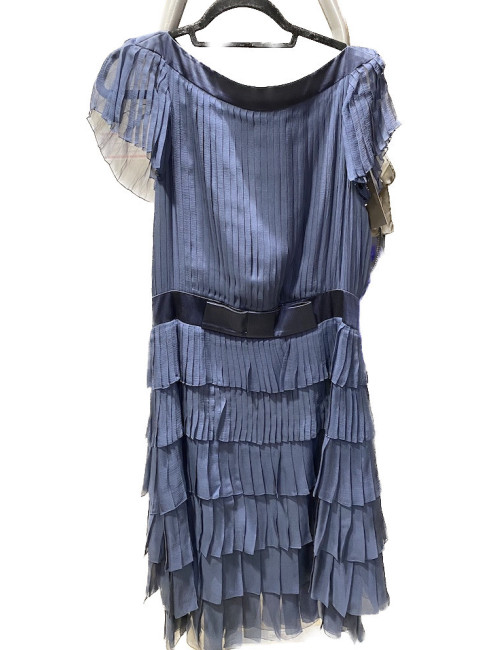 Robe CHRISTIAN DIOR T38 soie bleue