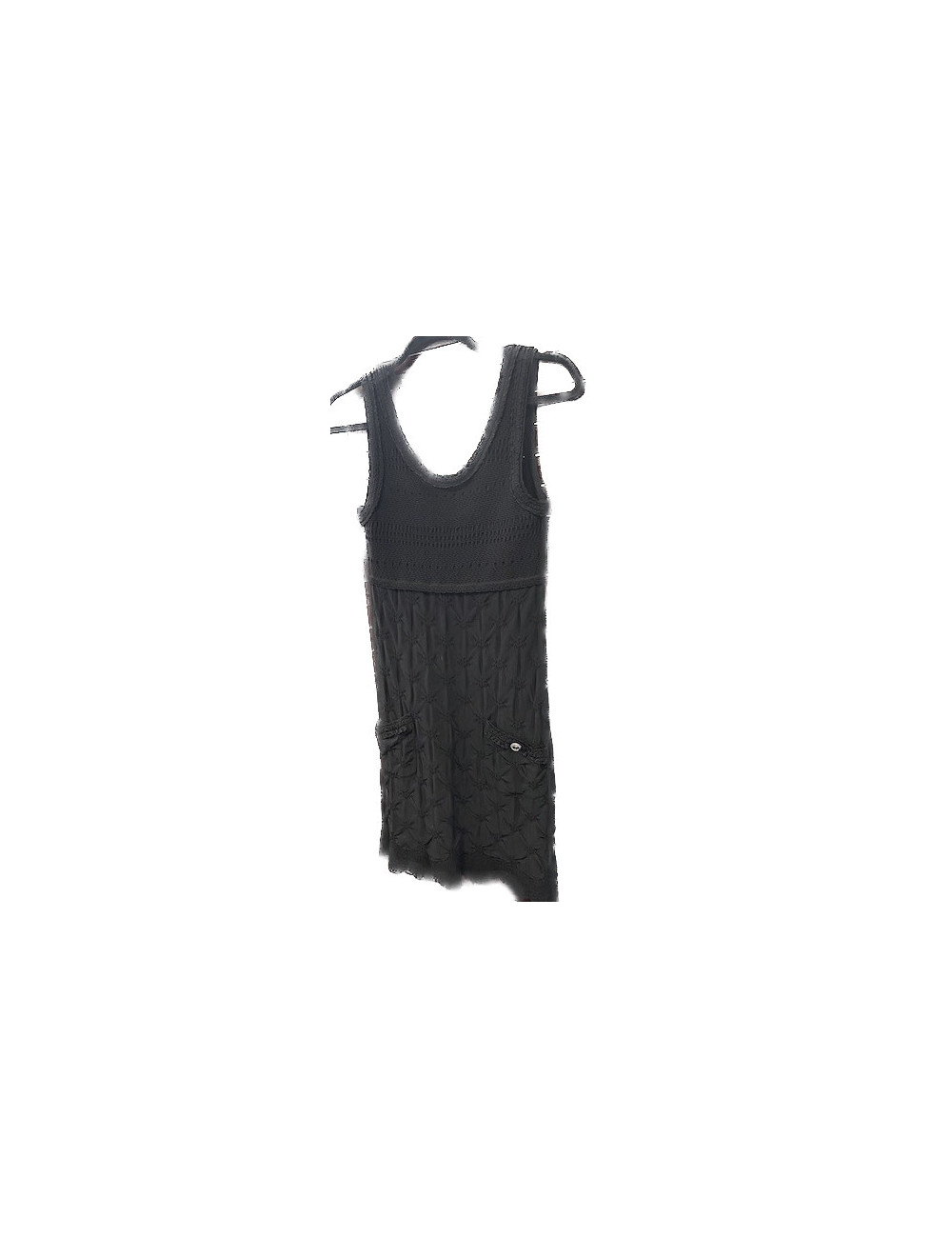 Robe T 38 CHANEL Stretch noir