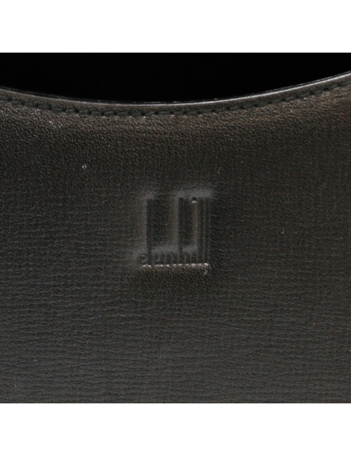 Sac CARTIER cuir noir vintage