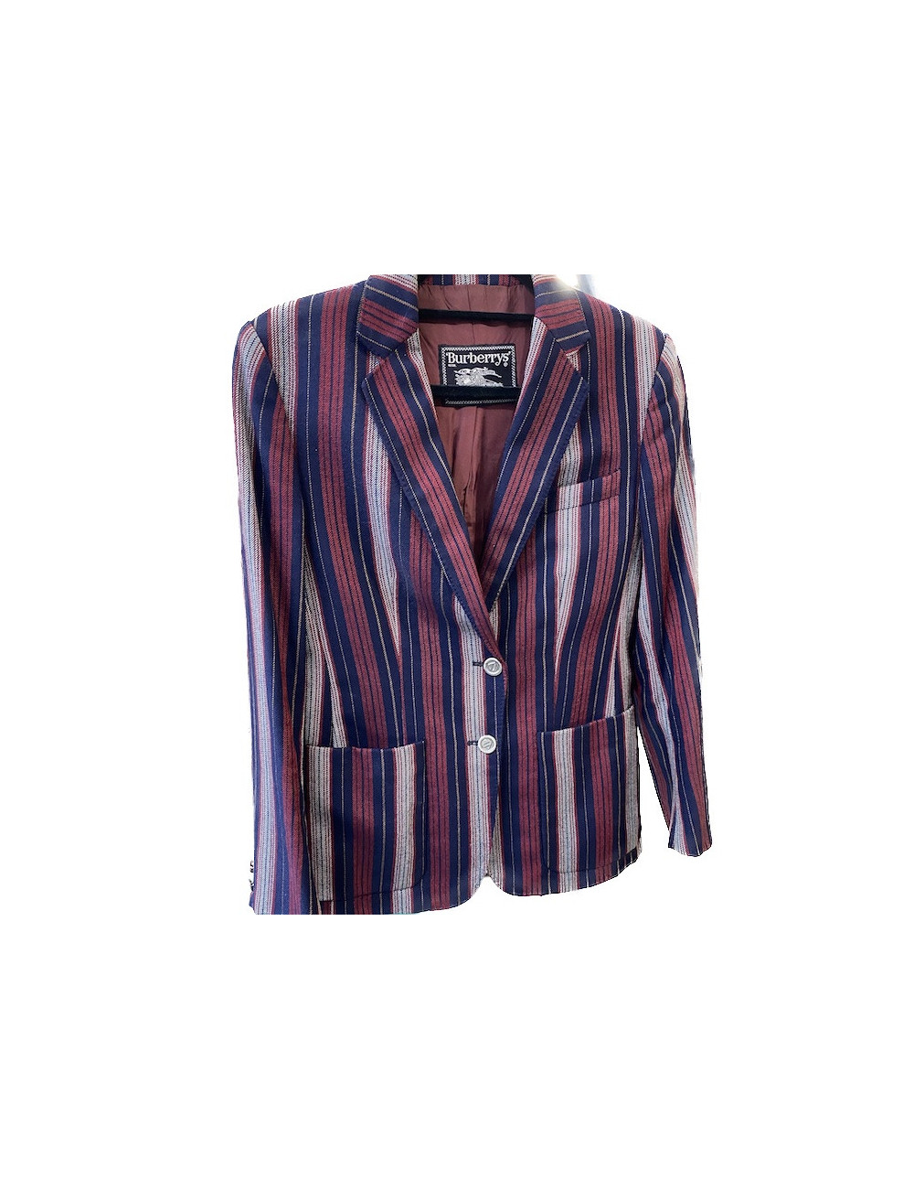 Veste T 38 BURBERRYS rayée 