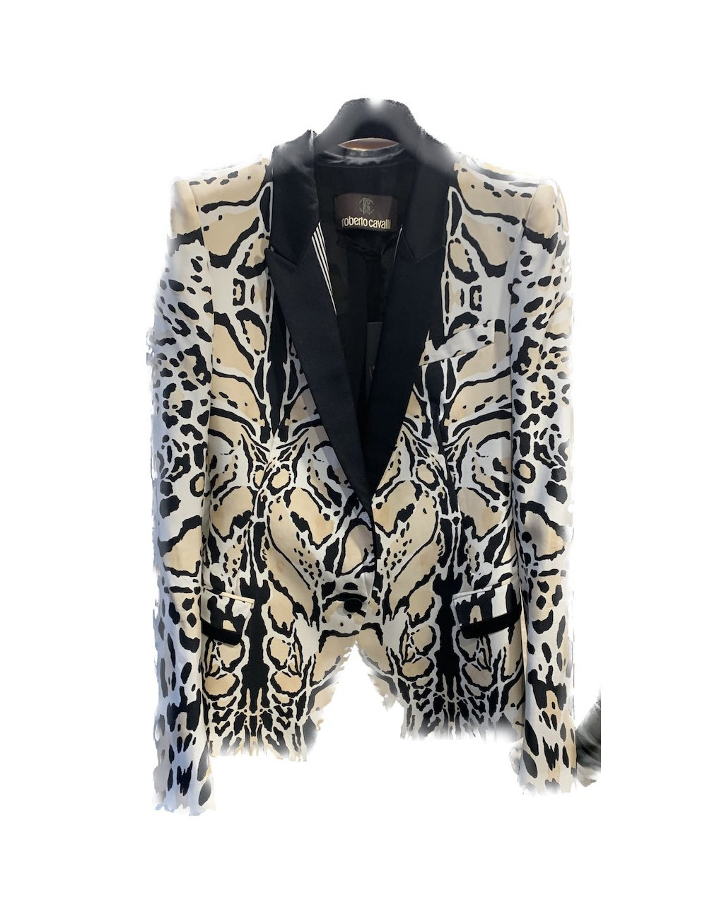 Veste T 36 ROBERTO CAVALLI imprimé panthère