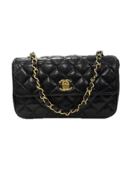 Petit sac CHANEL vintage cuir d'agneau