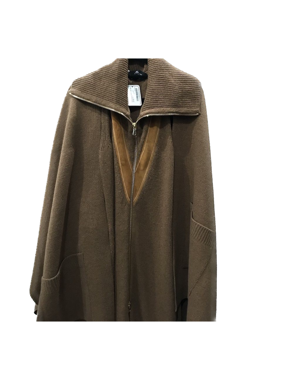 E.S Ensemble DEREK LAM T robe et cape marron 