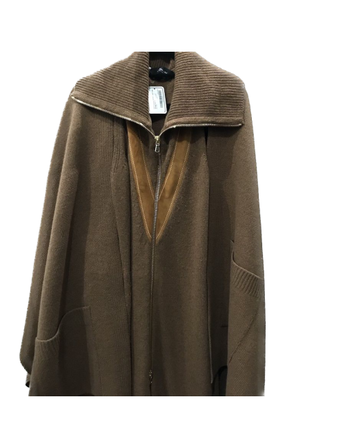 E.S Ensemble DEREK LAM T robe et cape marron 